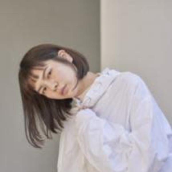 【天神】ミルクティーベージュ/美髪/切りっぱなしボブ☆山之内