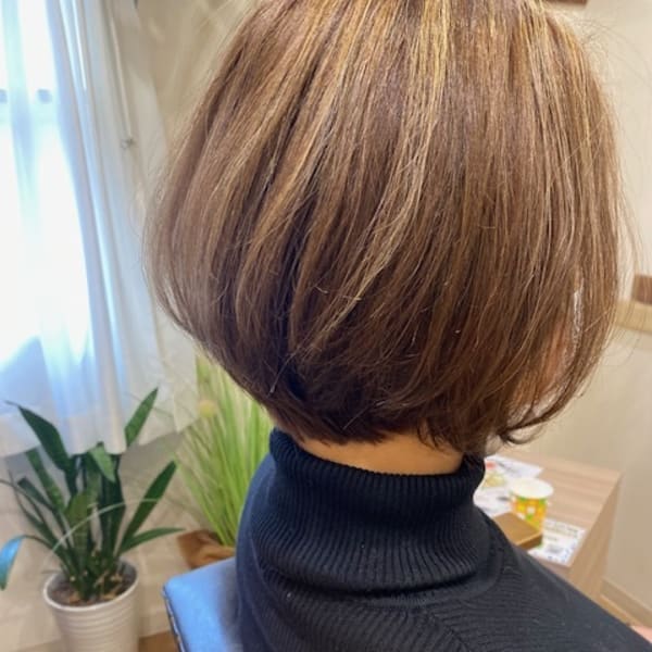 ショートボブスタイル