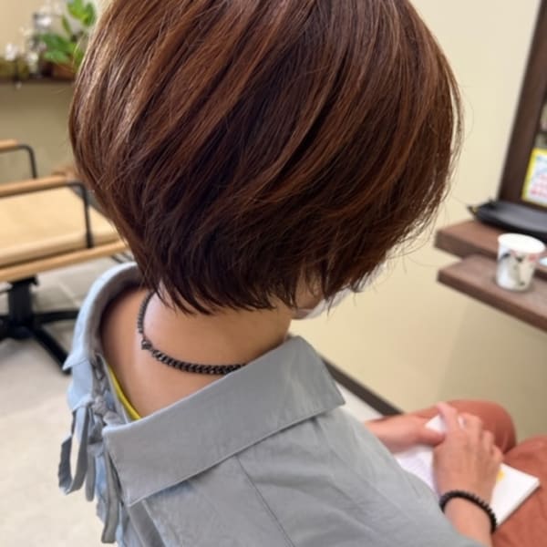 丸みショートスタイル