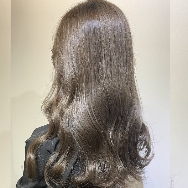 シルキーグレージュ_LUCK HAIR SPACE