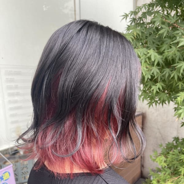 ガッツリインナーカラー