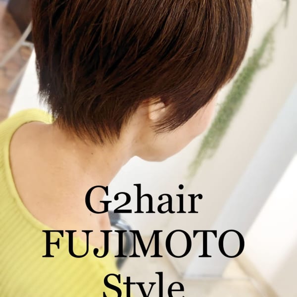 レディースカット×ショート×白髪ぼかし