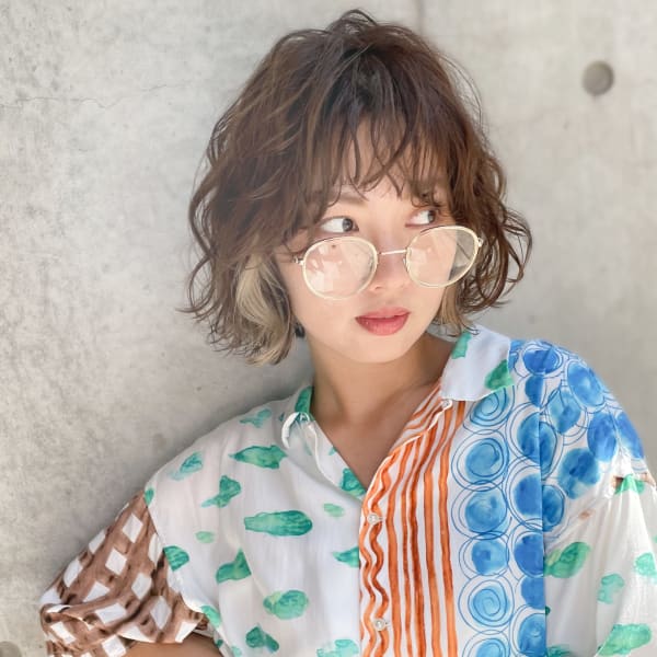 キュートなボブスタイルで愛されヘアに！パーマやコテでつくふカ|La Bless なんばスカイオ《髪質改善/ヘッドスパ/美髪》南海難波駅直結