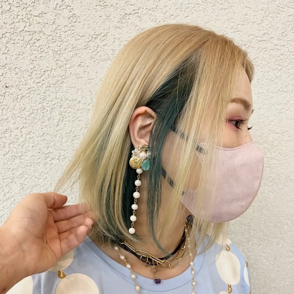 ハイトーン×インナーカラー