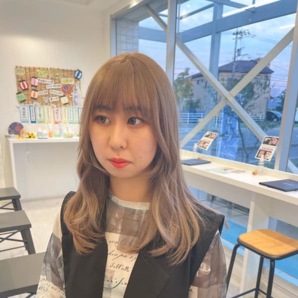 #髪質改善#ミルクティー#レイヤー