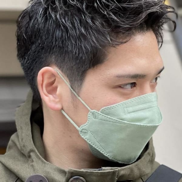 大人ショートアイロンパーマ　刈り上げすぎない