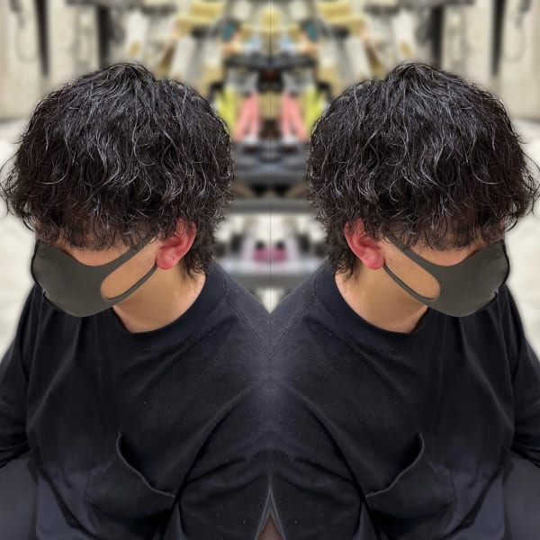 波巻きスパイラルパーマ