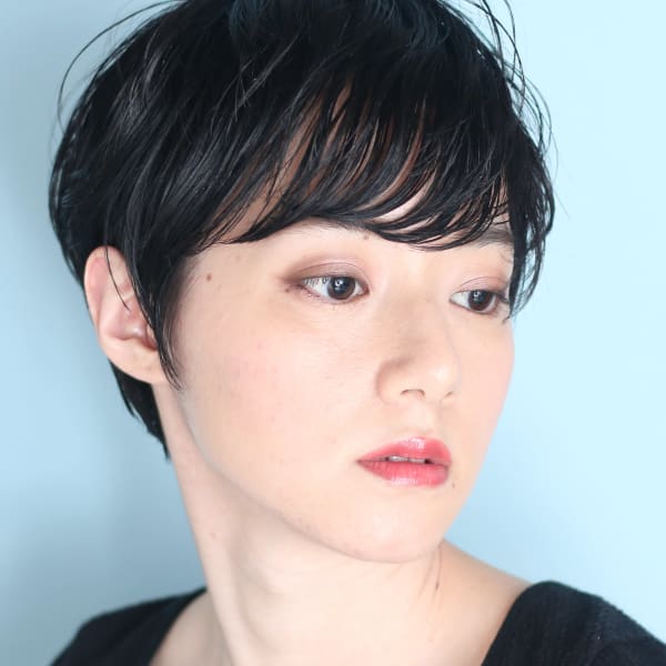  30代40代50代大人の黒髪ショート☆