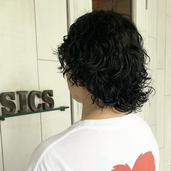 野暮ったパーマ|PHYSICS