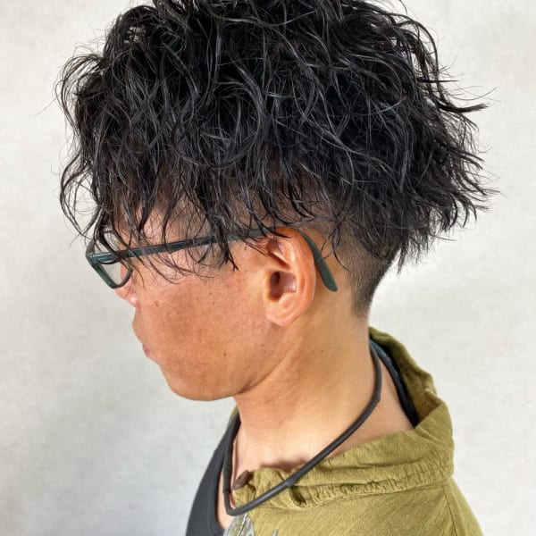 刈り上げスパイラルパーマ|ビーケアーズトヨカワ be-cares toyokawa