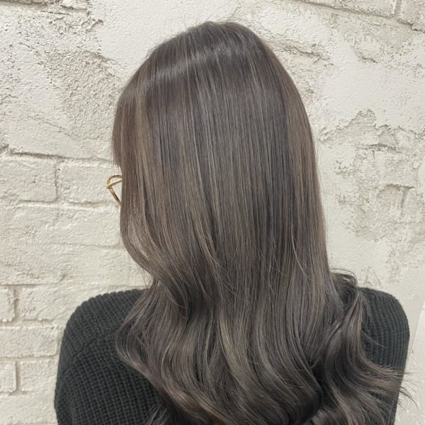 ハイライトグレージュくすみカラー池袋