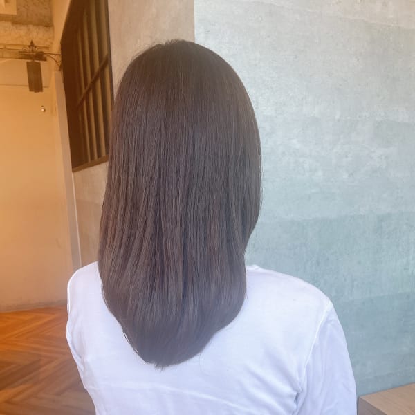 ＊LOREN自由が丘＊大人/艶髪/アッシュグレイロング