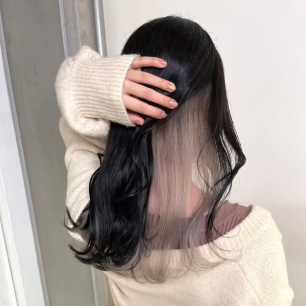 髪質改善/インナーカラー/ブリーチ/前髪カット/中野