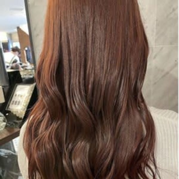 ピンク暖色系カラー