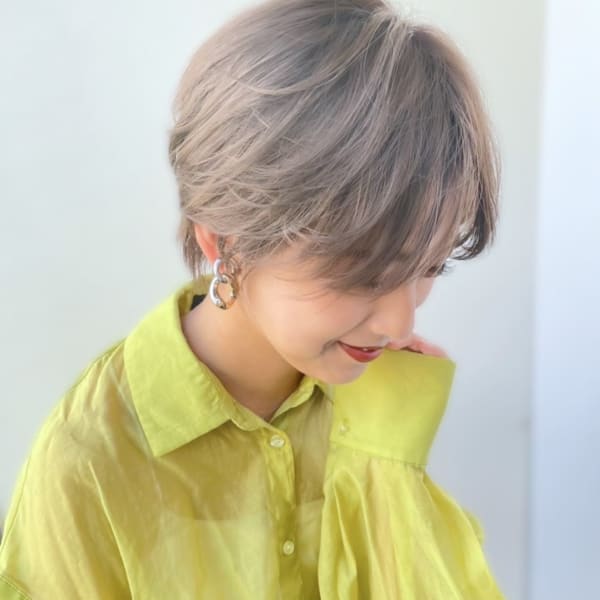 【20代30代40代人気】ハイトーンの洒落感ハンサムショート|LaBless ザ北浜PLAZA《髪質改善/ヘッドスパ/オージュア/メンズ歓迎》