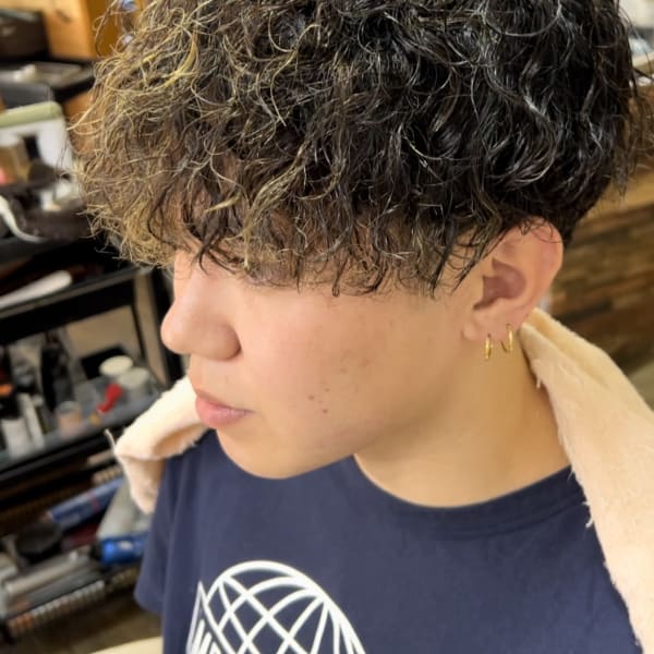 スパイラルパーマ