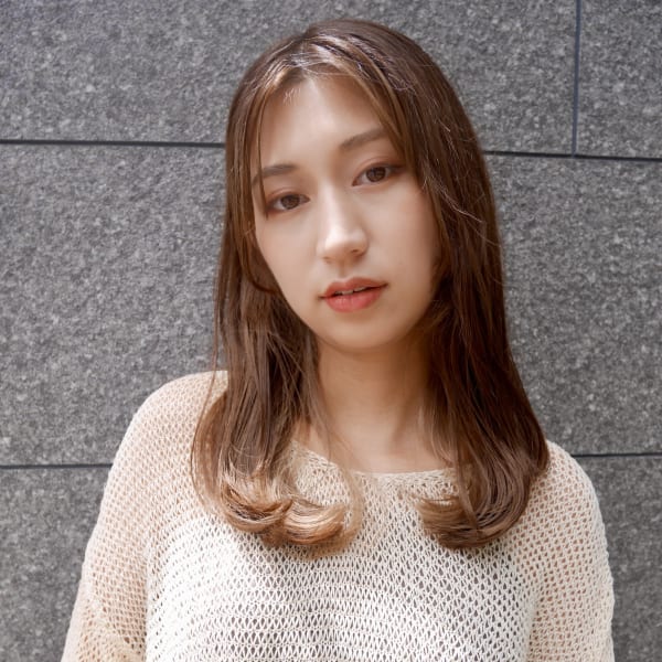 くびれレイヤーロング/ノンジアミンベージュ【有海一生】|shushu    organic & hair