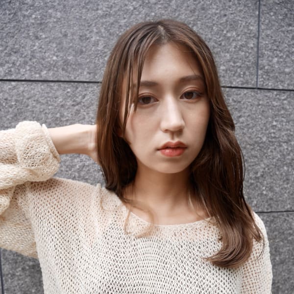 くびれレイヤーロング/ノンジアミンベージュ【有海一生】|shushu    organic & hair