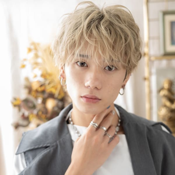 波巻きツイストスパイラルマッシュパーマ　フレンチカジュアル