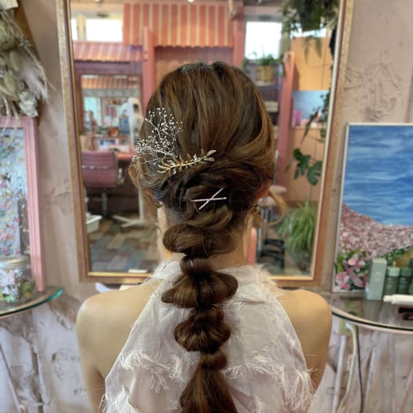 お呼ばれヘアアレンジ