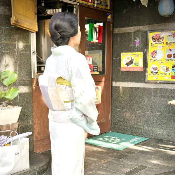 訪問着着付け&ヘアセット 夏着物 絽