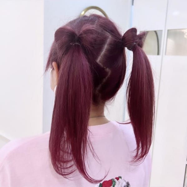 ブリーチピンクにしてリボンツイン＊rina＊