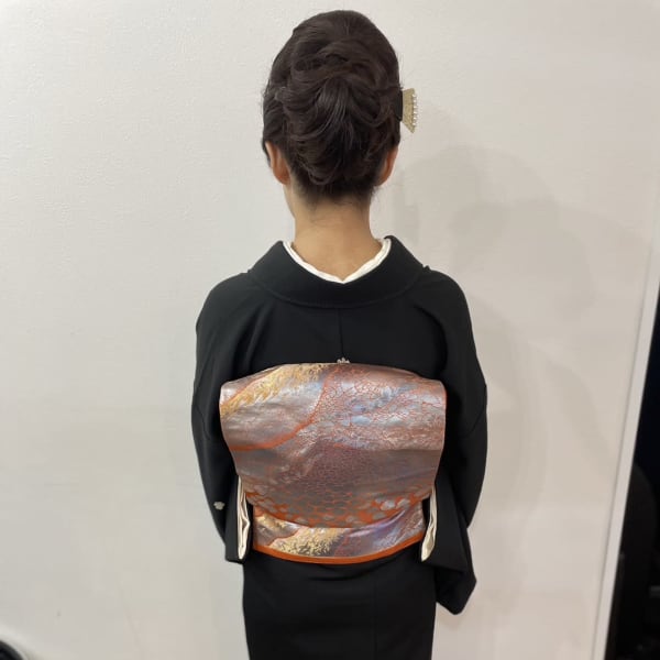 留袖着付け+ヘアセット【まとめ髪】