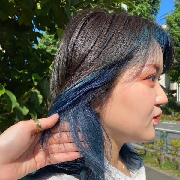 前髪/マチルダボブ/ピンクベージュ/インナーグレージュ/学芸|calm by liko 学芸大学