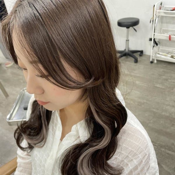 ポイントエクステ/ライトグレー