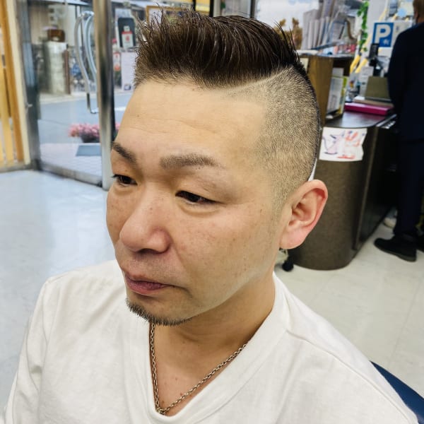 フェードスタイル&ハードパート