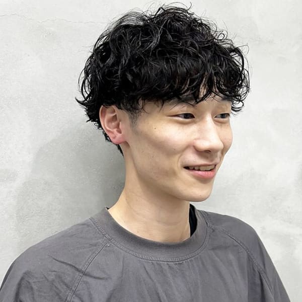 波巻きスパイラルパーマ【池袋美容室 uchla】