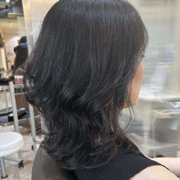 【ジュレベール 汲田】デジタルパーマで作るレイヤースタイル