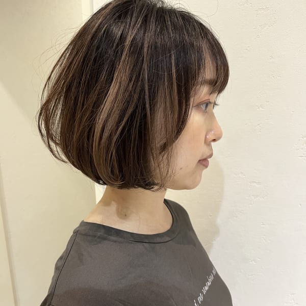 ボブ×ハイライト