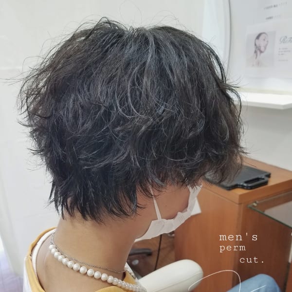 マッシュパーマ
