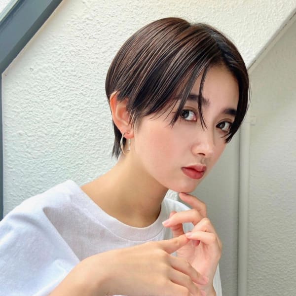 前髪なし大人ショート20代30代40代表参道