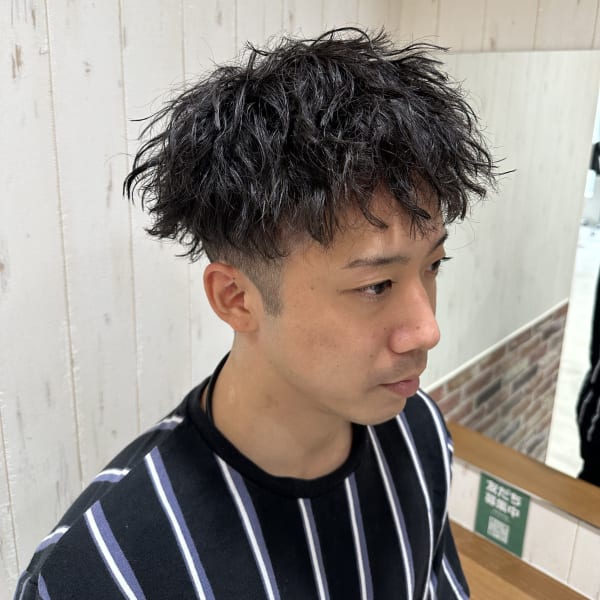 メンズツイストスパイラルパーマ