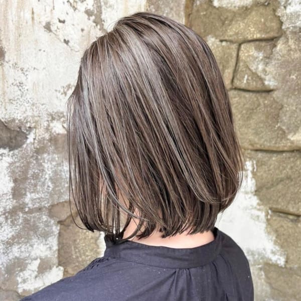 【Reir吉祥寺】*ボブ+3Dハイライト+グレージュ*