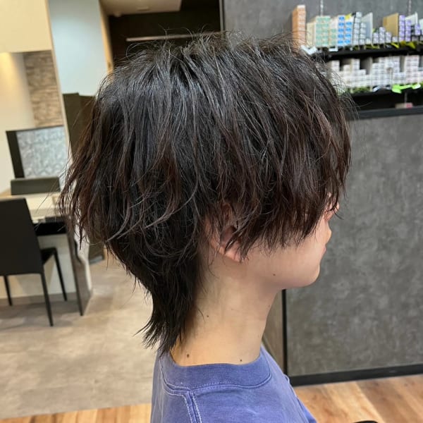 マッシュウルフカット