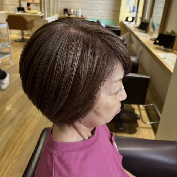 脱白髪染め40代/50代/60代/白岡|EMU international 白岡 CUTE店