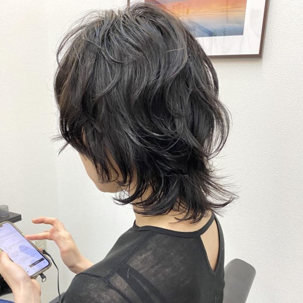 《kitin吉祥寺》ナチュラル　ウルフ　パーマ