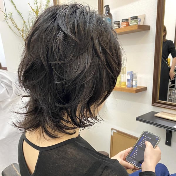 《kitin吉祥寺》ウルフ レイヤー ナチュラル パーマ