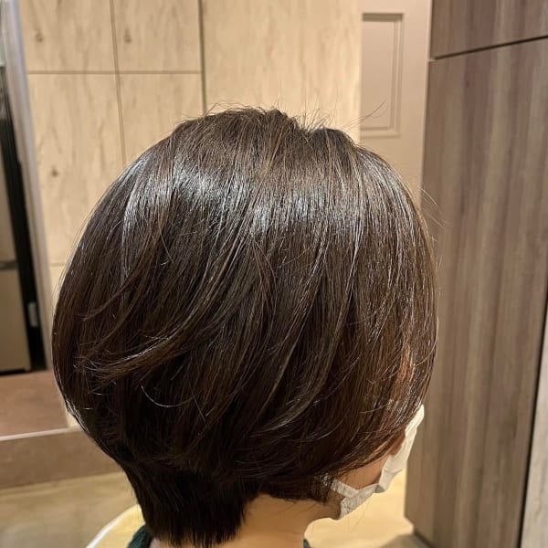 くびれショートボブ|Hair&Make OPSIS