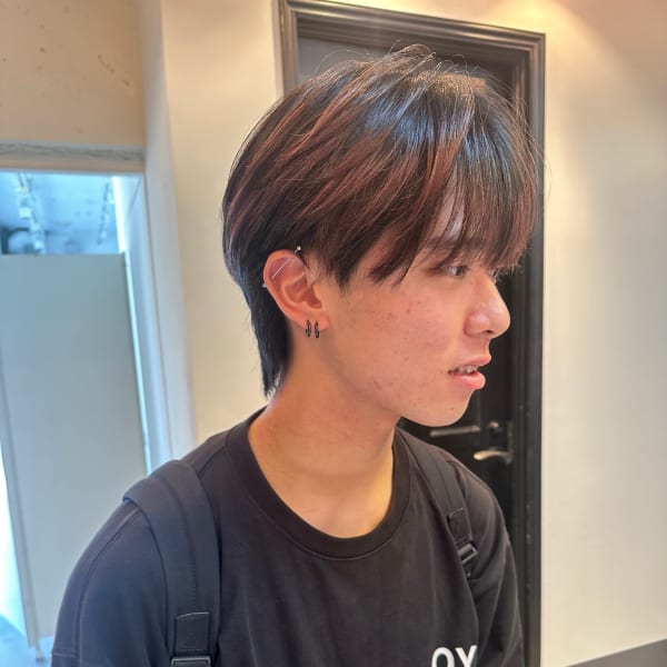 【表参道sheta】メンズマッシュウルフブリーチ|sheta 【青山/表参道】