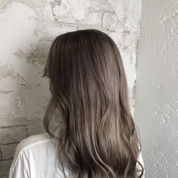 ミルクティーグレージュ/ケアブリーチ/ハイトーン