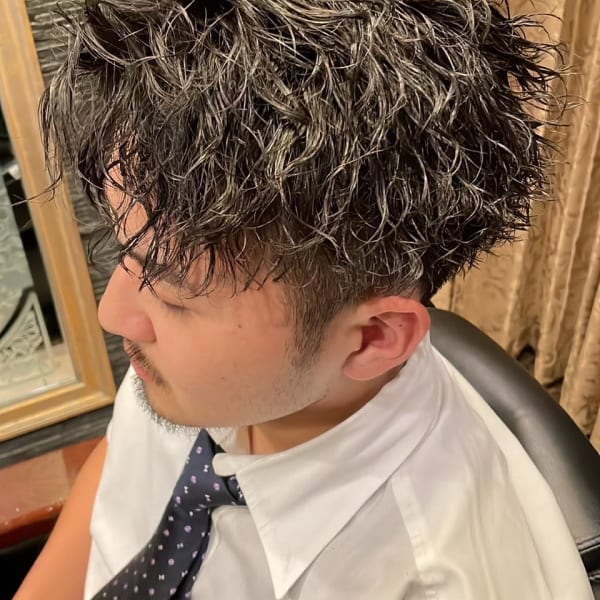 仙台　ツイストスパイラルパーマ　barber