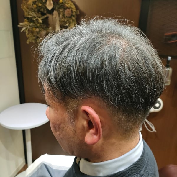 グレイショートスタイル|men's hair salon clarens