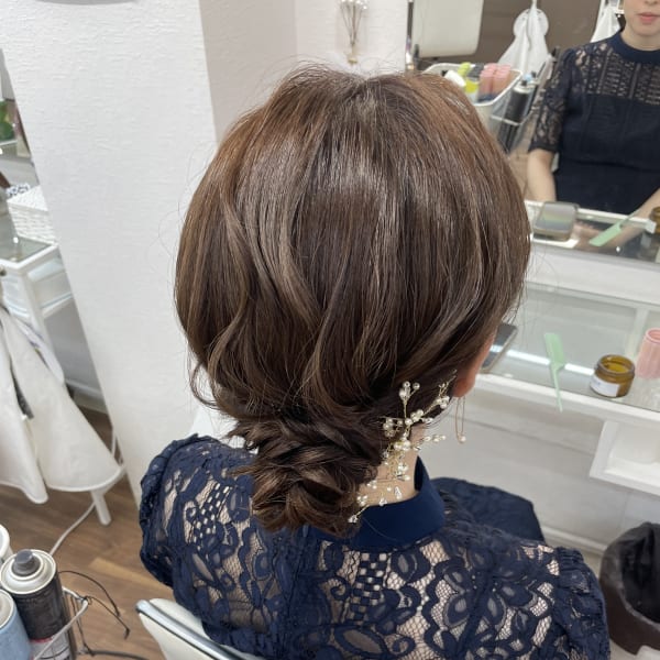 ボブシニヨンアレンジ|Relation