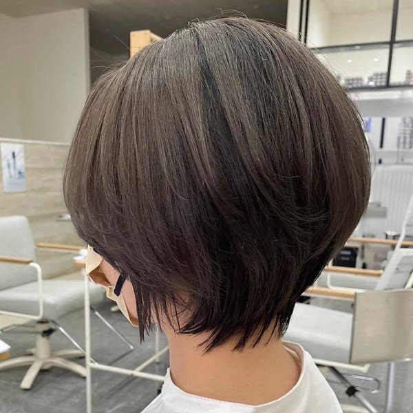 似合わせカット×脱白髪染めナチュラルハイライト