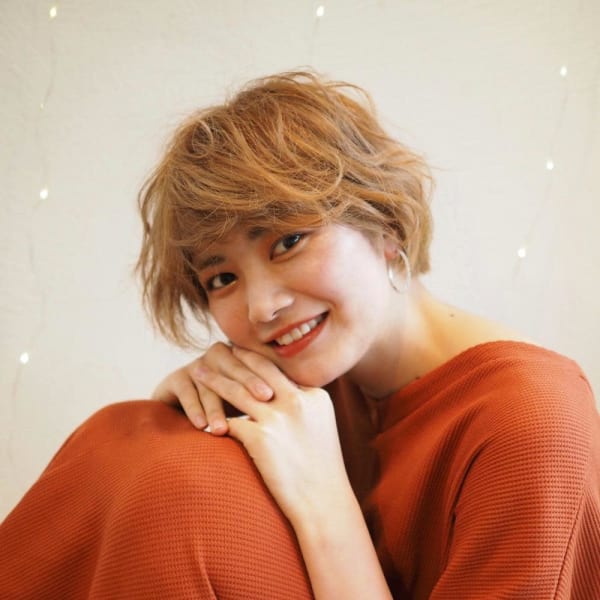 ハイトーンマッシュショート