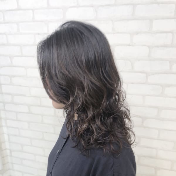 40代ボリュームアップデジタルパーマ